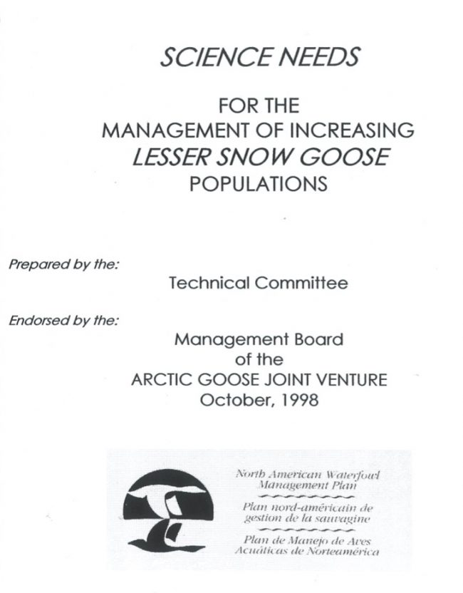 Science-needs-for-management-of-overabundant-snow-geese